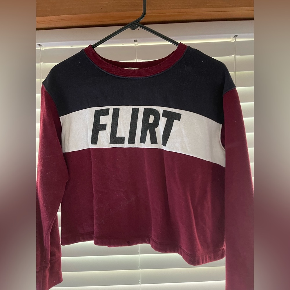 Forever 21 cropped crewneck